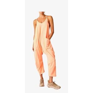 FP Movement NWT Size S Hot Shot Onesie Pastel Peach Orange Peach